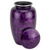 Purple Mist Cremation Urn for Ashes, Aluminum, Purple Urn, Adult Sized Cremation Urn, 10 Inches High view 2