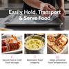 PanSaver ECO Pan Liners for Easy Clean Up - Ovenable up to 400F (Half Pan Medium and Deep Pan Liner - 14 x 23 in) view 4