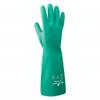 SHOWA 727 Nitrile Chemical Resistant Safety Glove, Unlined, Food Safe, 15 Mil Thick, 13" Length, X-Large (12 Pair) view 1