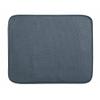 InterDesign iDry Large Kitchen Countertop Absorbent Dish Drying Mat, Pewter Gray view 1