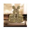 Bellaa 23460 Mermaid Bookends Vintage Decorative Book Ends Stopper Library Shelves Ariel Greek Mythology Fairytales Legends Fantasy Statues Queen Beauty Pageant Trophy Awards Golden 7 Inch view 2