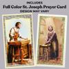 Religious Gifts Saint Joseph Statue Home Seller Kit with Prayer Card and Instructions view 2