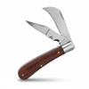 Rite Edge 4" Folding Pruning Knife  Dual Blade Pocket Knife for Men with Wood Handle, Clip Point & Curved Pruning Blade  Small Folding Pocket Knife for Gardening, Outdoor, and Everyday Carry (EDC) view 1