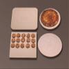 American Metalcraft Ceramic Pizza Stone, 15" L x 12" W x 38" H,Cream view 2
