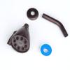 8 Jet Giessdorf Oil Rubbed Bronze Showerhead with 6 Inch Shower Arm, Flange and Thread Sealing Tape view 1