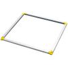 Matfer Bourgeat Special Guitar Stackable Mousse Yellow Frame, 13 3/4"x13 3/4"x3/8" view 1