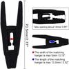 Hanger Clips for Velvet Hangers, 20 Pack Velvet Hanger Clips, Strong Hanger Clips Perfect for Skirt Pants Hangers (Black) view 2