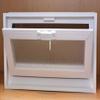 Glass Block Vent - 16x8 Vinyl Hopper Vent view 2