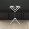 Zion Judaica Electric Menorah PVC Indoor/Outdoor Use - 52'' Tall (White) view 2