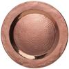 Sertodo Copper, Thessaly Round Platter, Hand Hammered 100% Pure Copper, 14 inch diameter view 1