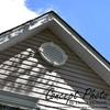 Ekena Millwork 22"W x 22"H x 1 1/4"P, Round Gable Vent with Keystones, Functional view 4