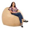 Jaxx 5 Foot Bean Bag Chair, Camel view 4