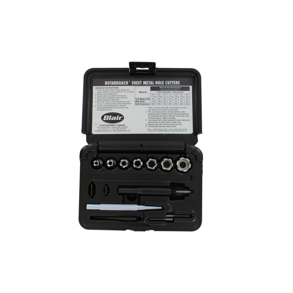 Blair 11090 Rotobroach Cutter Kit Hole Saw Kit