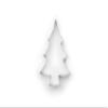 Fox Run Christmas Tree Cookie Cutter, 5-Inch, Stainless Steel view 2
