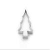 Fox Run Christmas Tree Cookie Cutter, 5-Inch, Stainless Steel view 3