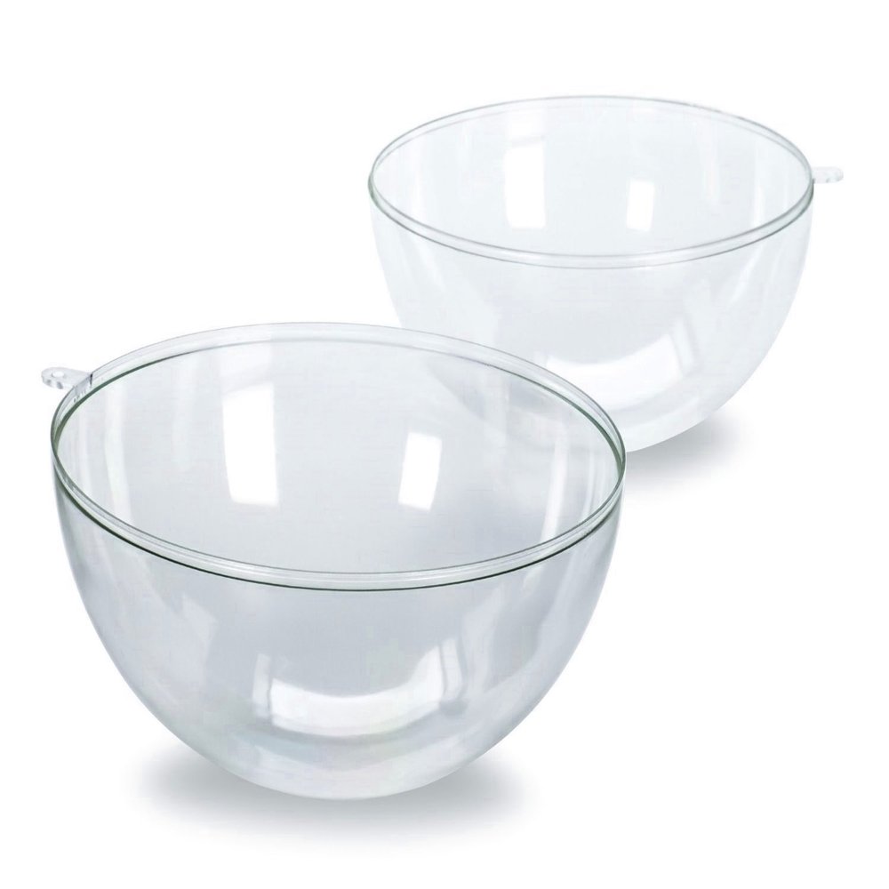 Party Favors Plus 6 Clear Plastic Ball Fillable Ornament Favor 5.4" 140mm