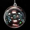 Party Favors Plus 6 Clear Plastic Ball Fillable Ornament Favor 5.4" 140mm view 2