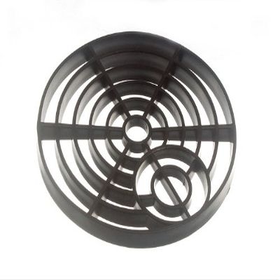 GULLEY GRID DRAIN COVER LID BLACK PVC 6 INCH 150MM ROUND (pack of 4)