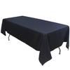 KAITATSU SEN Rectangular Polyester Fabric Tablecloth, Black, 60x102-inch view 1