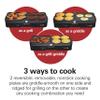 Hamilton Beach 3-in-1 Electric Indoor Grill + Griddle, 8-Serving, Reversible Nonstick Plates, 2 Cooking Zones with Adjustable Temperature (38546), Black view 2