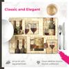 Pimpernel French Cellar Collection Placemats | Set of 4 | Heat Resistant Mats | Cork-Backed Board | Hard Placemat Set for Dining Table | Measures 15.7 x 11.7 Ivory view 3