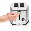KRUPS: 2 Slice Toaster, Stainless Steel Toaster, 5 Functions with Cancel, Toasting, Defrost, Reheat and Bagel, Cord Storage, Silver view 4