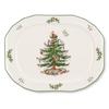 Spode Christmas Tree Sculpted Octagonal Platter, 14-Inch Holiday Serving Platter for Meats, Cheeses & Desserts, Dishwasher & Microwave Safe Christmas Dinnerware with Iconic Tree Design view 1
