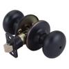 Design House 753038 Cambridge Universal Latch Privacy Door Knob, Adjustable Backset, Oil Rubbed Bronze Finish view 1
