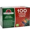 Holiday Essence - Multi Color Christmas String Lights, 100 Incandescent 20 Feet Green Wire For Indoor & Outdoor Waterproof Christmas Tree Lights, Static & Flashing Twinkle Function Connectible Plug in view 2