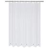 Mrs Awesome Shower Curtain Liner with 6 Magnets Clear Thick PEVA, Premium Waterproof Plastic Shower Curtain Standard Size 72 x 72 inch, Clear view 1