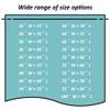 Mrs Awesome Shower Curtain Liner with 6 Magnets Clear Thick PEVA, Premium Waterproof Plastic Shower Curtain Standard Size 72 x 72 inch, Clear view 4