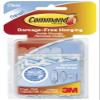 Command Clear Refill Strips, Re-Hang Indoor Clear Hooks (17200CLR-ES) view 1
