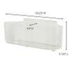 Command Large Caddy, Clear, with 4 Clear Indoor Strips, Organize Damage-Free view 2