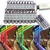 EAGWELL Storefront Light 20 Ft RGB Store Front Lights 40 Pieces Module LED Lights,2 Set 5050 SMD 120 LED Module Window Strip Light for Letter Advertising Signs view 1
