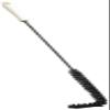Carlisle -23" L-Tipped Fryer Brush, Silver view 2