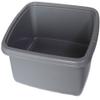 YBM Home Plastic Dish Pan Basin 4.75 in. H x 11 in. W x 13 in. L Ba430 (1, Gray) view 1