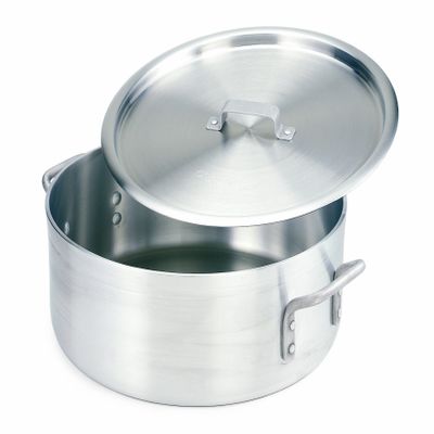 Crestware Extra Heavy Weight Aluminum Brazier with Pan Cover, 5 Quart