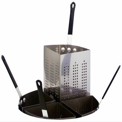 Crestware Stainless Steel Insert for 20-Quart Four Compartment Pasta Cooker