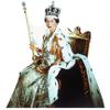 H10123 Queen Elizabeth II Coronation Cardboard Cutout Standup view 1