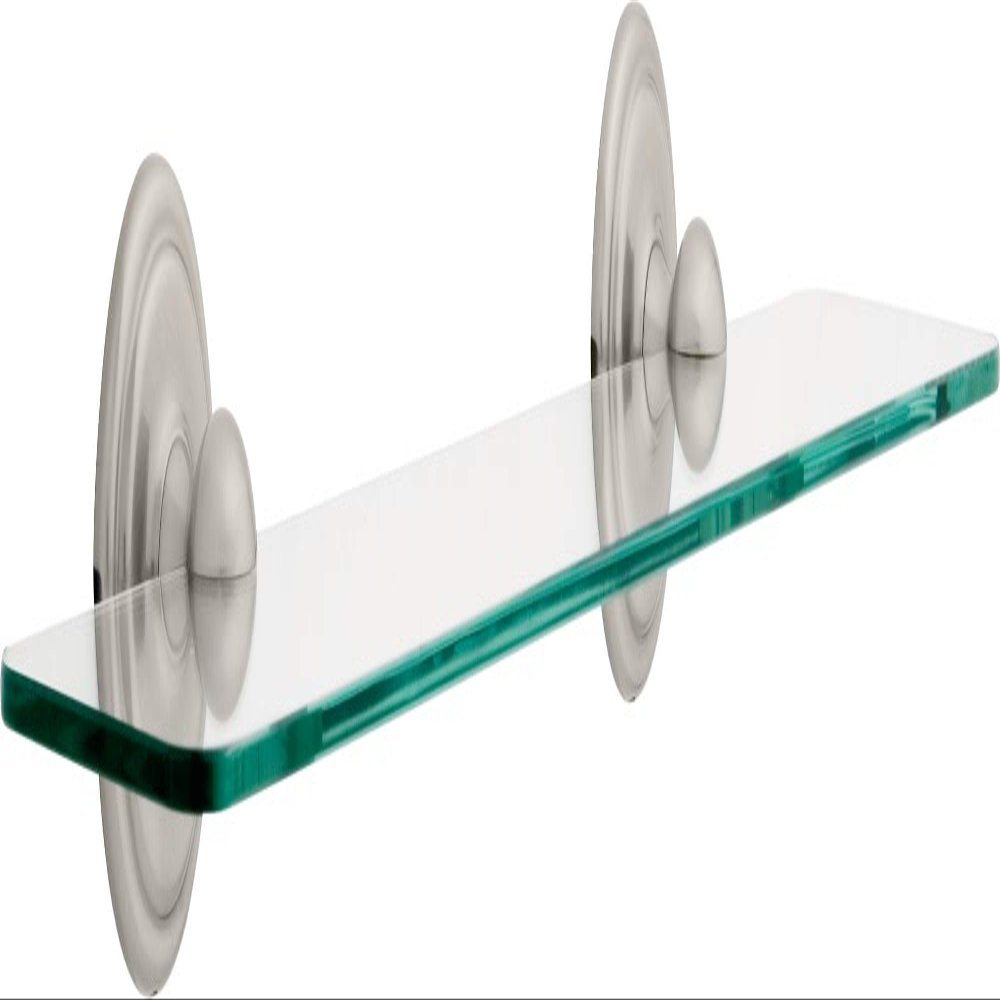 Franklin Brass 9065SN Jamestown, -bath Hardware Accessory, 24-Inch Glass Shelf