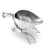 Arthur Court Designs Aluminum Antler Base Gravy Sauce Boat Bowl 10 Inch Long view 2