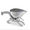 Arthur Court Designs Aluminum Antler Base Gravy Sauce Boat Bowl 10 Inch Long view 4