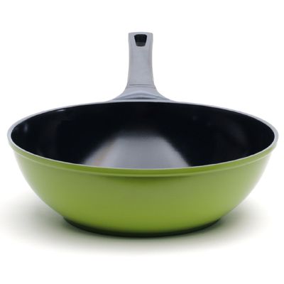 Ozeri Green Ceramic Wok, with Smooth Ceramic Non-Stick Coating (100% PTFE and PFAS Free)