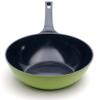 Ozeri Green Ceramic Wok, with Smooth Ceramic Non-Stick Coating (100% PTFE and PFAS Free) view 3