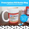 BigMouth Inc. Prescription Coffee Mug - Large Funny Prescription Coffee Cup - Unique Pharmacy Gifts - Hilarious Novelty and Gag Gifts for Doctor - Dishwasher-Safe Ceramic Pill Bottle Coffee Cup - 12oz view 2