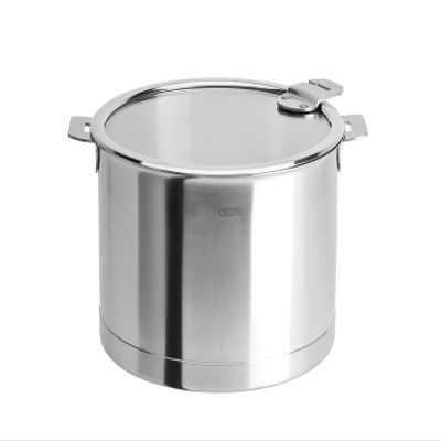 Cristel Strate C18QLKSA Saucepan, 2 quart, Silver