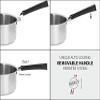 Cristel Strate C18QLKSA Saucepan, 2 quart, Silver view 3