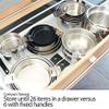 Cristel Strate C18QLKSA Saucepan, 2 quart, Silver view 4