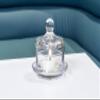 Abbott Collection 2 Piece Small Butter Dish with Dome Lid, Clear Glass (3"H) view 4