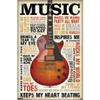 Trends International Music Inspires Me Wall Poster, 22.375" x 34", Unframed Version view 1